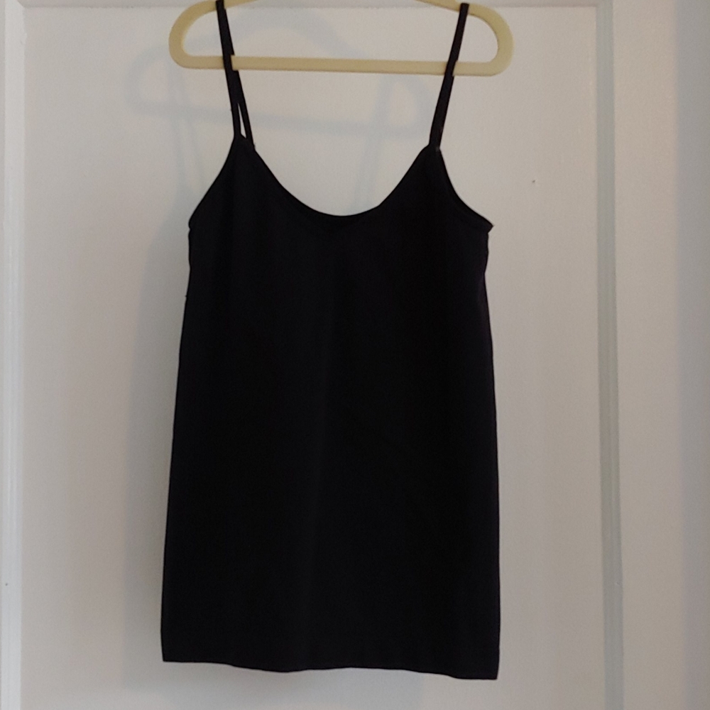 Black stretchy tank top